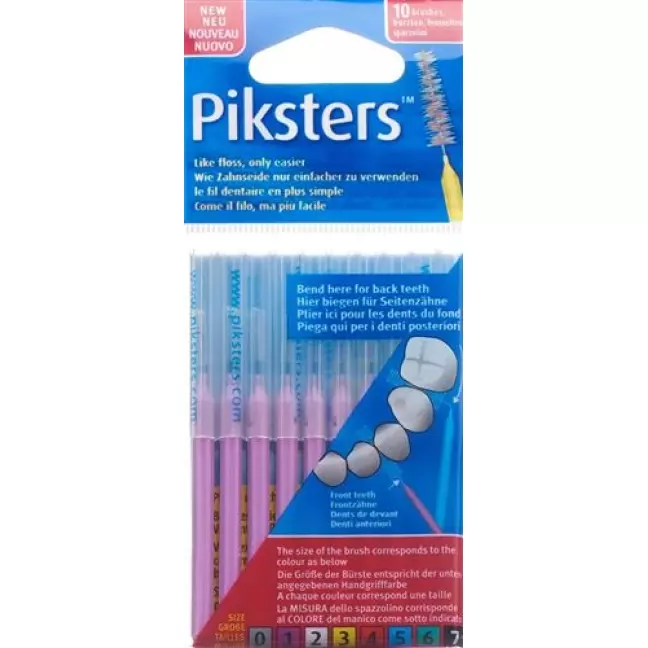 Міжзубні щітки Piksters 1 10 шт Міжзубні щітки Piksters 1 10 шт