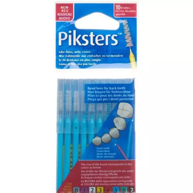 Міжзубні щітки Piksters 5 10 шт Міжзубні щітки Piksters 5 10 шт