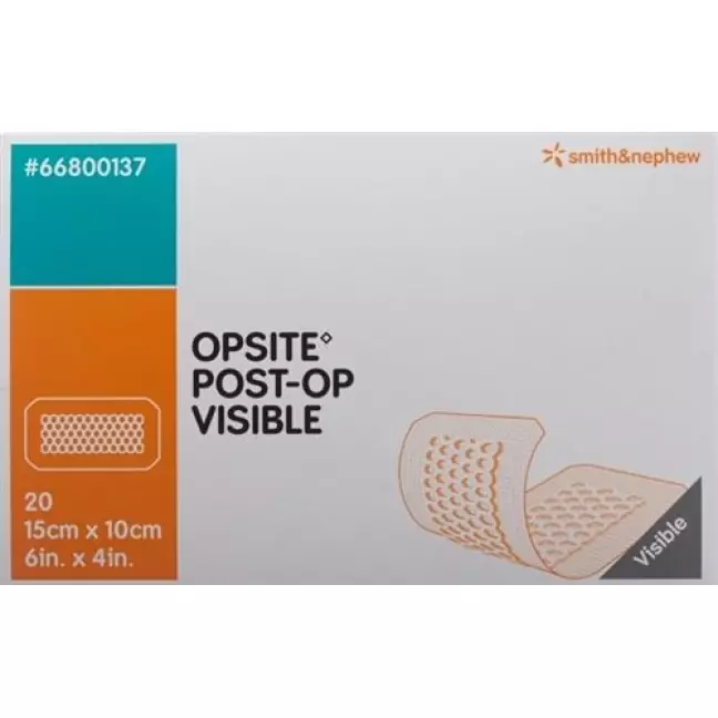 OPSITE POST OP VISIBLE прозора ранова пов&#39;язка 15х10см 20 шт