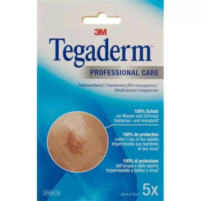3M Tegaderm Transparentverband 6x7см 5 штук 3M Tegaderm Transparentverband 6x7см 5 штук