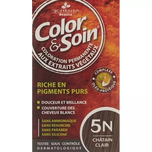 Color & Soin Coloration 5N Châtain clair 135 мл
