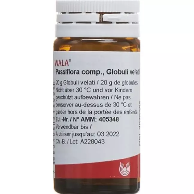 Wala Passiflora Comp шарики бутылка 20г Wala Passiflora Comp шарики бутылка 20г