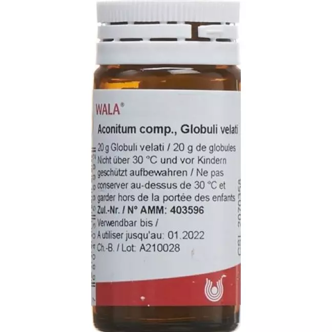 Wala Aconitum комп. Глоб Fl 20 г Wala Aconitum комп. Глоб Fl 20 г