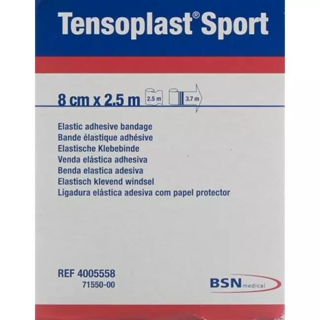Еластична стрічка TENSOPLAST SPORT 8смх2,5м