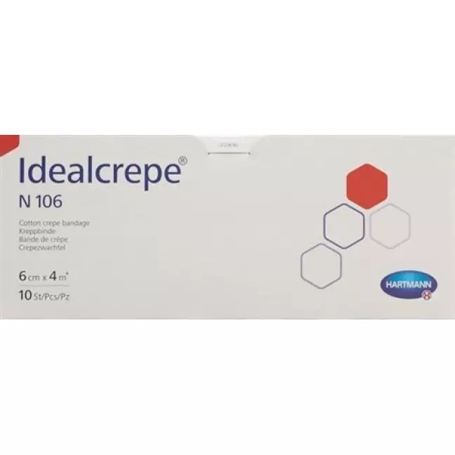 Бинти IVF Idealcrepe 4мх6см 10 шт
