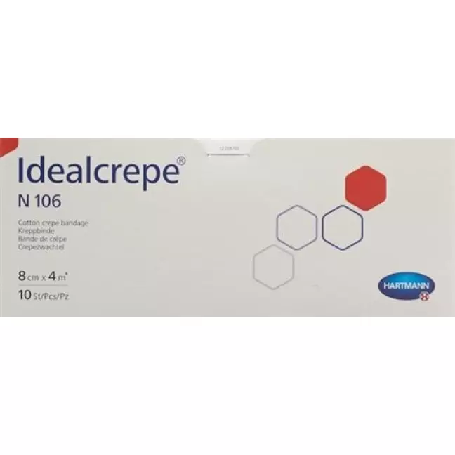 Бинти IVF Idealcrepe 4мх8см 10 шт Бинти IVF Idealcrepe 4мх8см 10 шт