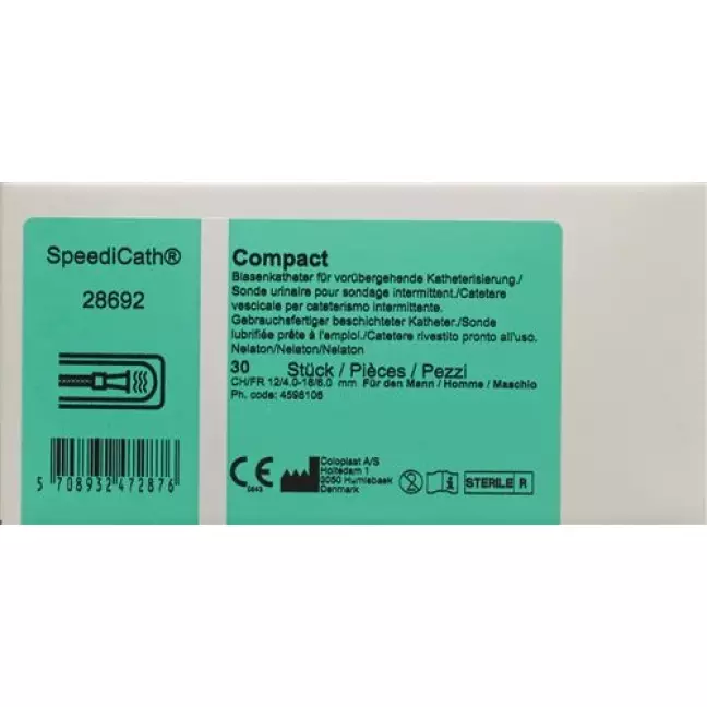 SpeediCath Compact 1x Катетер CH12 Mann Nelaton 30 шт