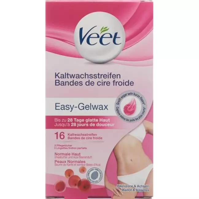 VEET Cold Wax Strips Underarms Bikini 16 шт VEET Cold Wax Strips Underarms Bikini 16 шт