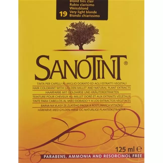 Фарба для волосся Sanotint 19 білий блондин