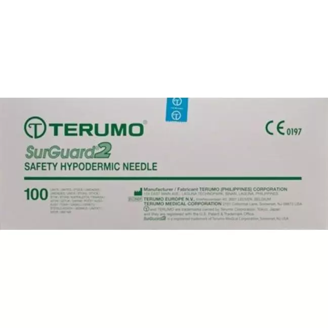 Канюля TERUMO SurGuard2 18G 1.2x25мм рожева 100 шт. Канюля TERUMO SurGuard2 18G 1.2x25мм рожева 100 шт.