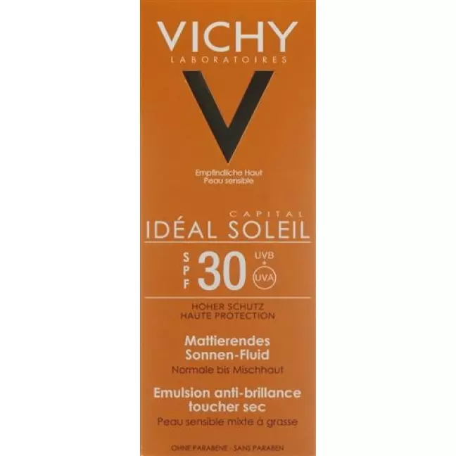 Матуючий сонцезахисний флюїд Vichy Ideal Soleil SPF30 50 мл