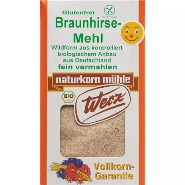 Werz Braunhirse Mehl Bio 500г Werz Braunhirse Mehl Bio 500г