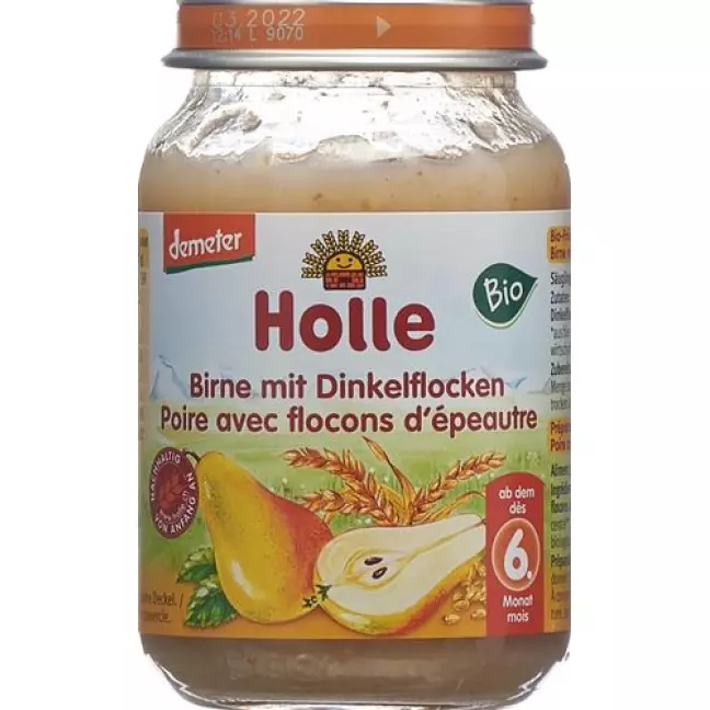 Holle Birne Dinkel Flocken 190 g Holle Birne Dinkel Flocken 190 g