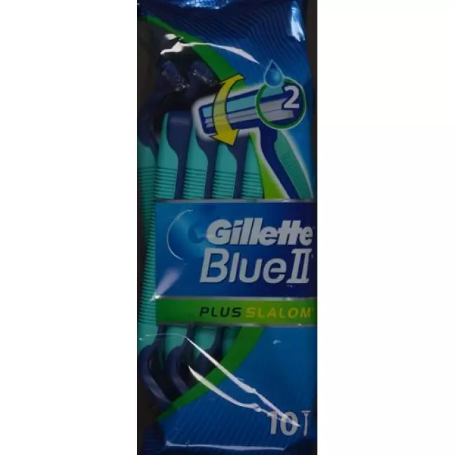 Бритви Gillette Blue II Plus Slalom одноразові 10 шт