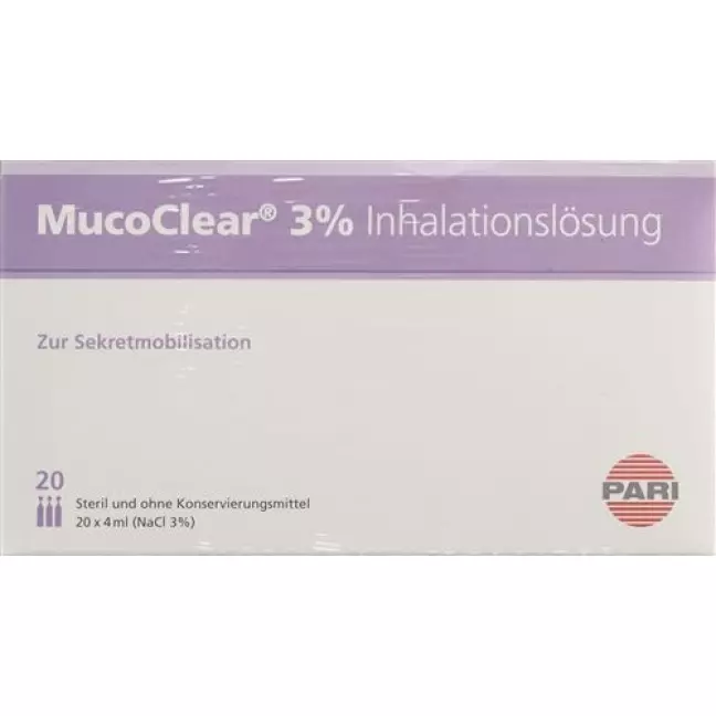 Pari Mucoclear раствор для ингаляций 3% NaCl 60 ампул 4мл