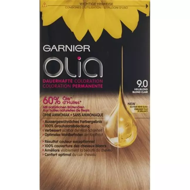 Olia Haarfarbe 9.0 Hellblond Olia Haarfarbe 9.0 Hellblond