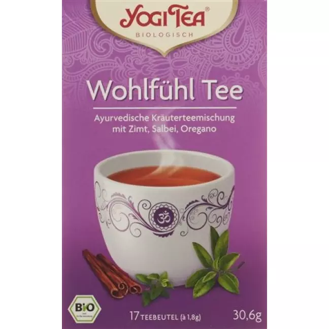 Чай для гарного самопочуття Yogi Tea 17 пакетиків 1,8 г