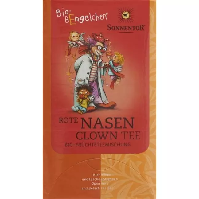 Чай Sonnentor Little Kid Red Nose Clown в пакетиках 20 шт Чай Sonnentor Little Kid Red Nose Clown в пакетиках 20 шт