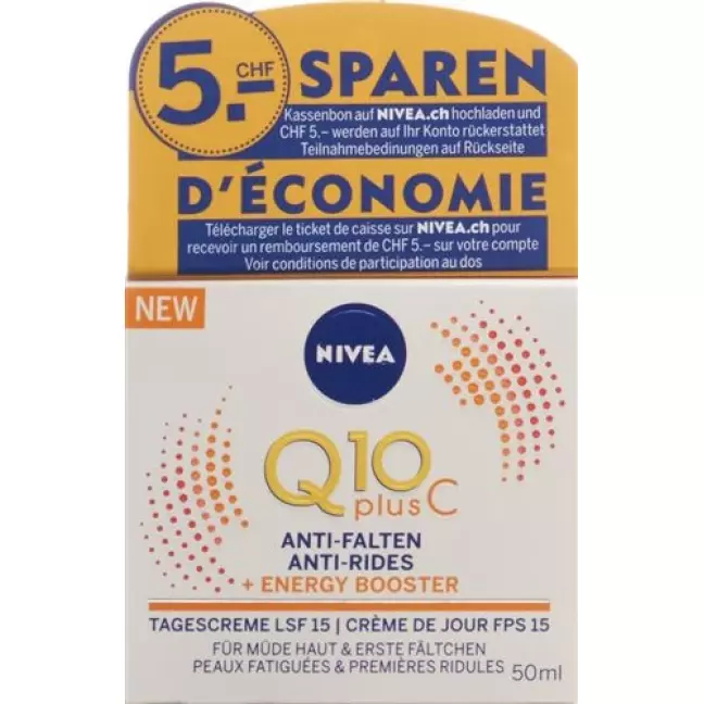 Денний крем Nivea Q10plus Energy 50 мл Денний крем Nivea Q10plus Energy 50 мл
