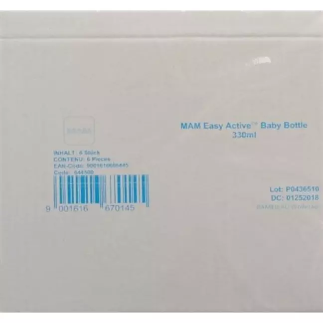 MAM Babybottle 4+ Monate 330мол Karton assortiert 6x 1 штука