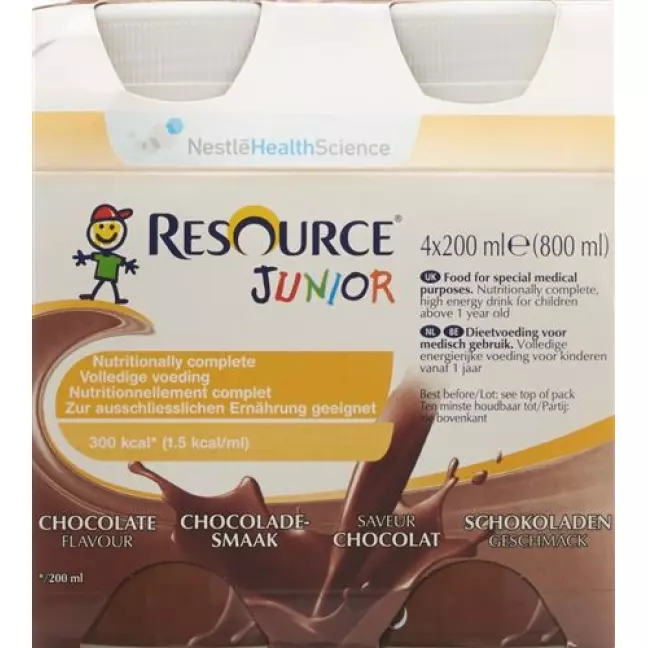 Шоколад Resource Junior 4 пляшки 200 мл