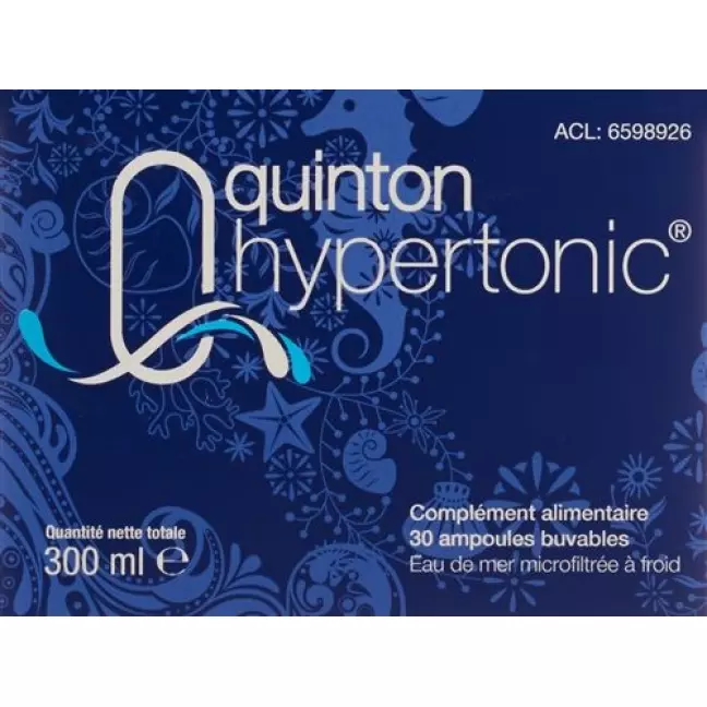 Quinton Hypertonic 21г/л питний амп. 30 шт