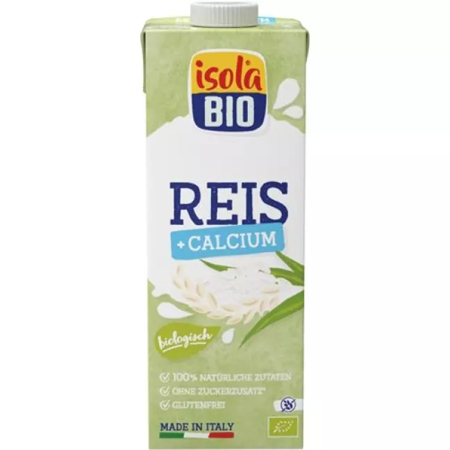 Isola Bio Reis Drink mit Calcium Tetra 1л Isola Bio Reis Drink mit Calcium Tetra 1л