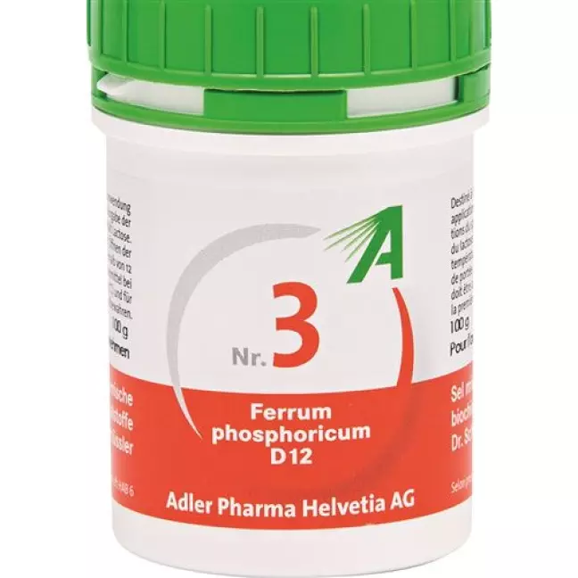 Adler Schüssler Nr3 Ferrum phosphoricum таблетки D 12 100 г