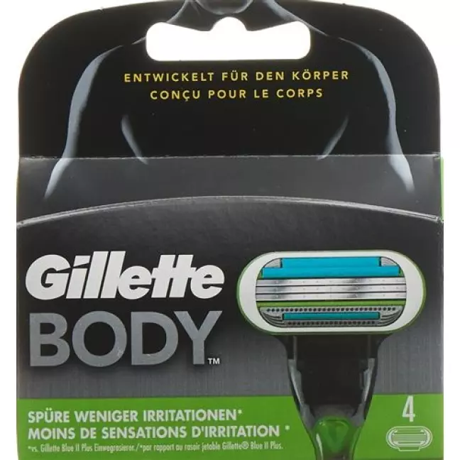 Леза Gillette Body System 4 шт Леза Gillette Body System 4 шт