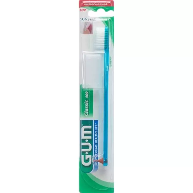 Зубна щітка GUM SUNSTAR CLASSIC компактна м&#39;яка 4 ряди