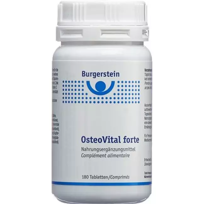 Burgerstein OsteoVital forte Tabl Ds 180 шт Burgerstein OsteoVital forte Tabl Ds 180 шт