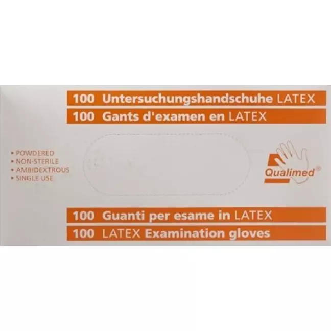 QUALIMED UNT HANDS LATEX S GEP QUALIMED UNT HANDS LATEX S GEP