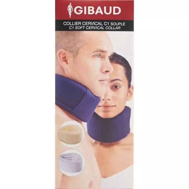 Шийна опора GIBAUD C1 7.5cm Gr3 41-46cm м'яка Шийна опора GIBAUD C1 7.5cm Gr3 41-46cm м'яка