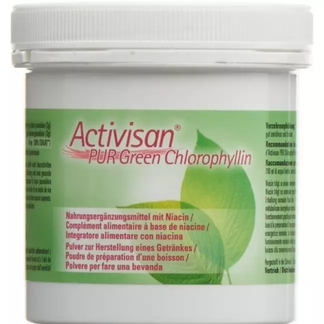 Активізан PUR Green Chlorophyllin Plv харчова добавка з Niac Активізан PUR Green Chlorophyllin Plv харчова добавка з Niac