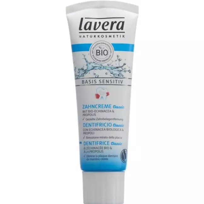 Lavera Basis Sensitiv зубная паста Classic 75мл Lavera Basis Sensitiv зубная паста Classic 75мл