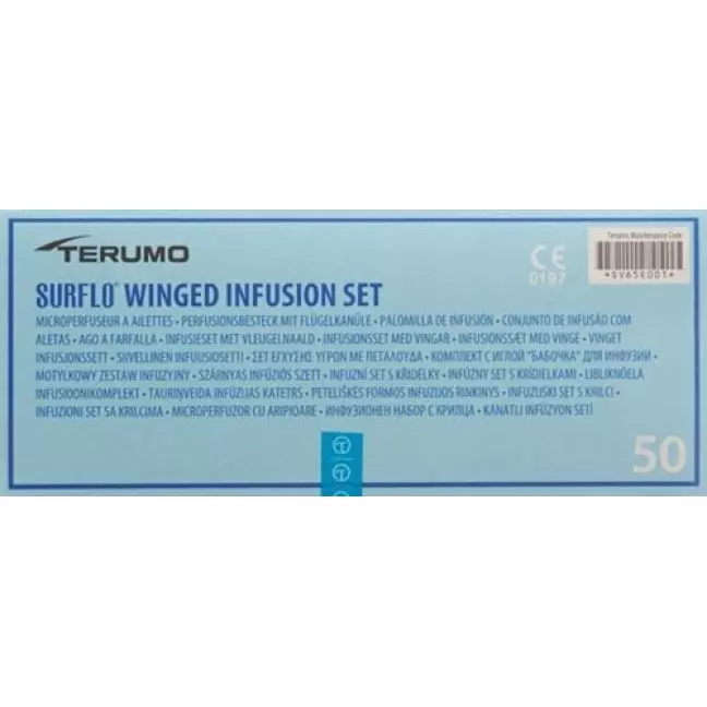Канюля Terumo Surflo wing 21G 0.8x19mm зелена 50 шт Канюля Terumo Surflo wing 21G 0.8x19mm зелена 50 шт
