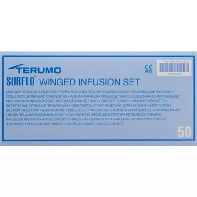 Канюля Terumo Surflo wing 25G 0.5x19mm помаранчева 50 шт