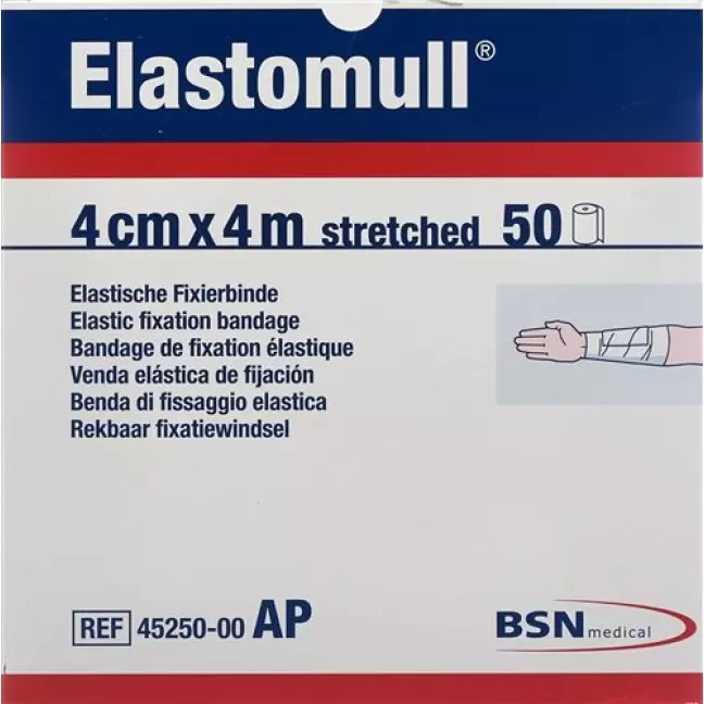 Бинт еластичний фіксації Elastomull 4мх4см 50 шт