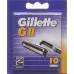 Gillette GII Ersatzklingen 10 штук Gillette GII Ersatzklingen 10 штук