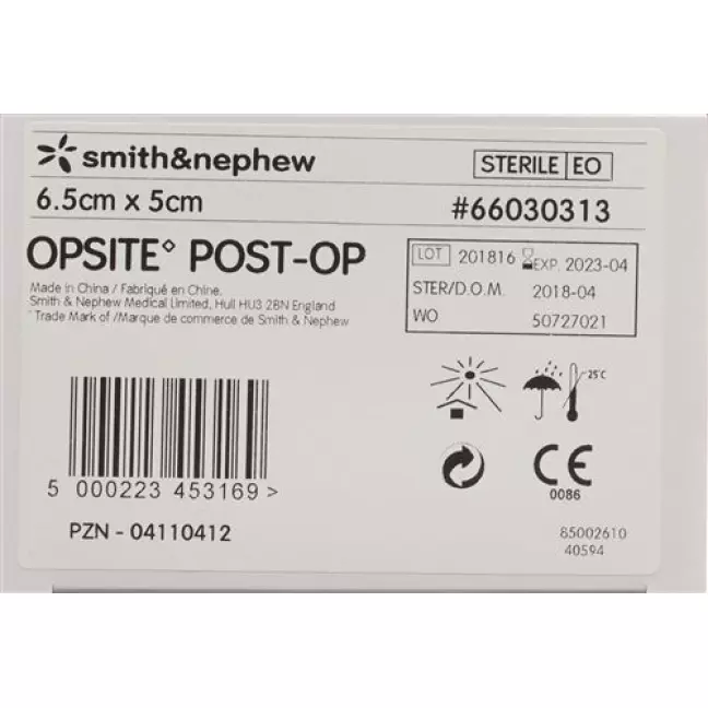 Opsite Post OP Folienverband 6.5x5см 1 штука Opsite Post OP Folienverband 6.5x5см 1 штука