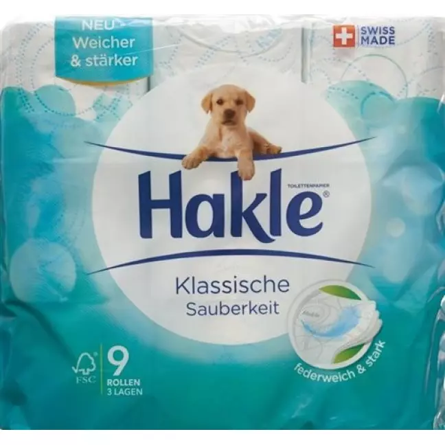 Hakle Klassische Sauberkeit Blau FSC 9 штук Hakle Klassische Sauberkeit Blau FSC 9 штук