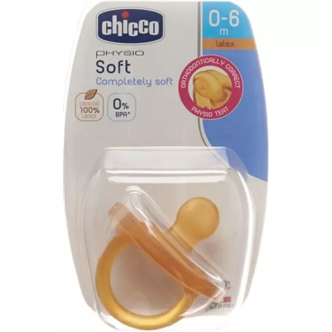 Chicco Beruhigungssauger Physio 0-6m Kaut Gommotto Mini