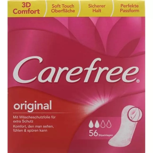 Carefree Plus Original 56 шт
