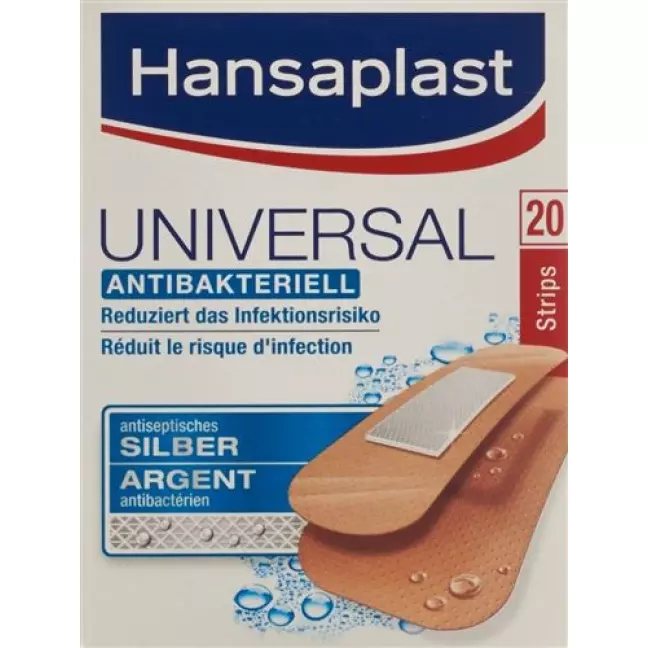 Універсальні стрічки Hansaplast MED 20 шт Універсальні стрічки Hansaplast MED 20 шт