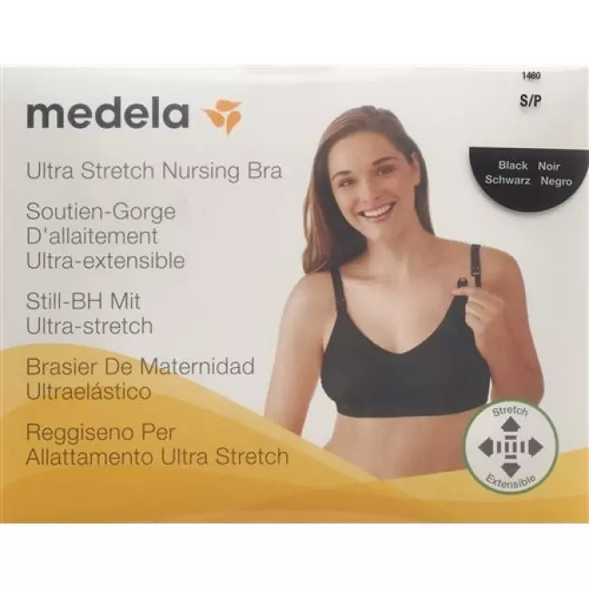 Бюстгальтер для вагітних і годуючих Medela S чорний Бюстгальтер для вагітних і годуючих Medela S чорний