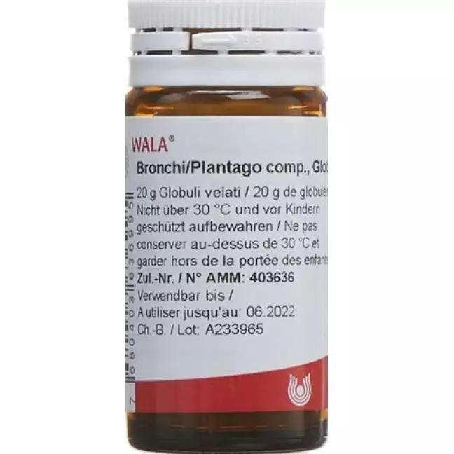 Wala Bronchi/Plantago комп. Глоб Fl 20 г