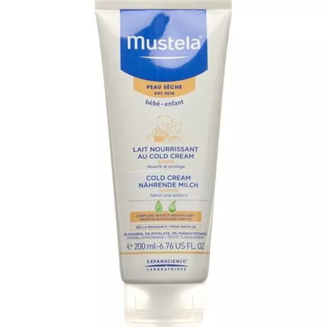 Молочко для тіла Mustela живильне з холодним кремом для сухої шкіри 200 мл Молочко для тіла Mustela живильне з холодним кремом для сухої шкіри 200 мл
