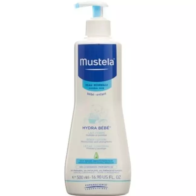 Mustela Hydra Bebe Korpermilch Normale Haut Dispenser 500мл Mustela Hydra Bebe Korpermilch Normale Haut Dispenser 500мл