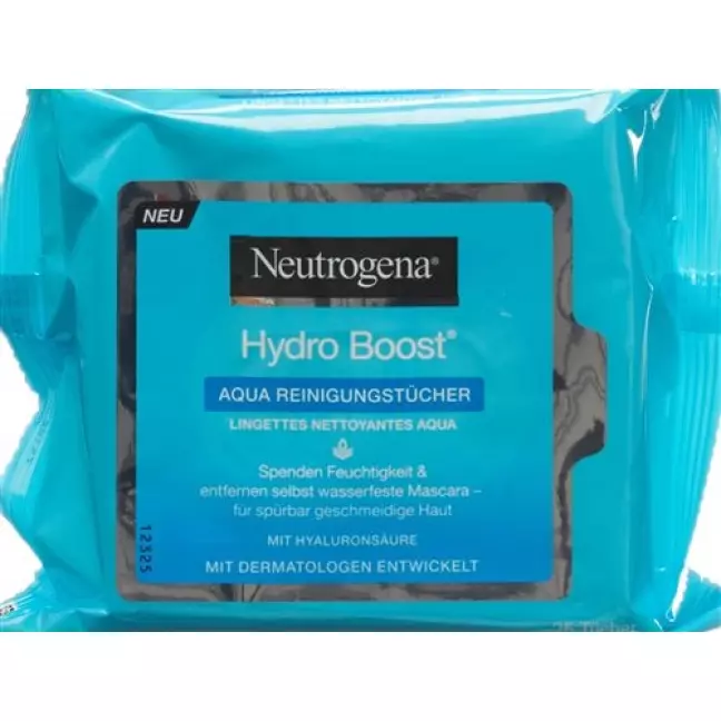 Чистячі серветки Neutrogena Hydro Boost Aqua 25 шт
