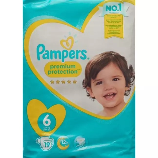 Pampers Premium Prot размер 6 15+kg Tragepack 19 штук Pampers Premium Prot размер 6 15+kg Tragepack 19 штук